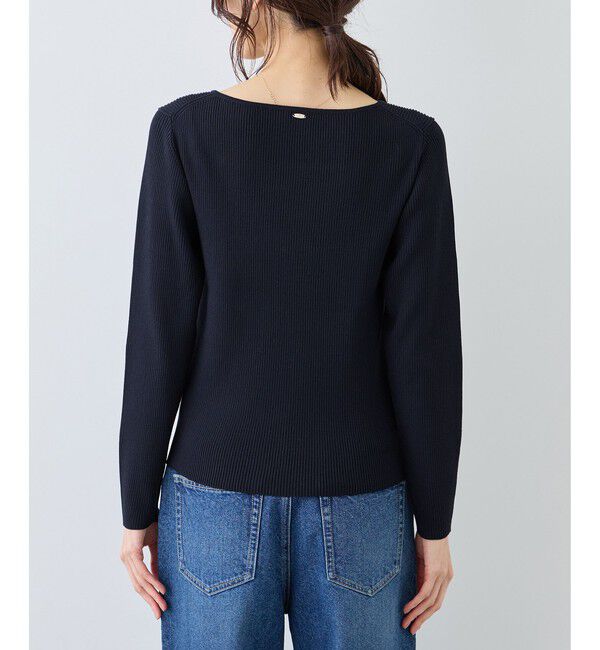 Rope&rsquo;Picnic「スクエアネックリブニット」|ニット・セーター|