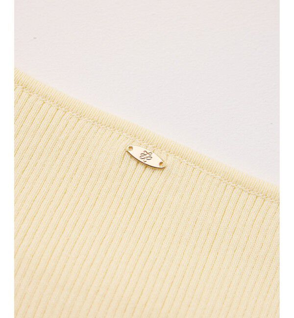 Rope&rsquo;Picnic「スクエアネックリブニット」|ニット・セーター|