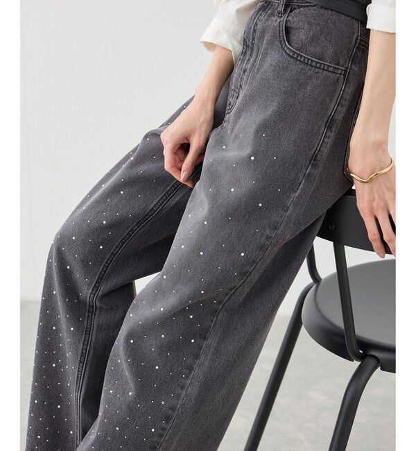 Rope&rsquo;Picnic「パールキラキラビジューデニム」|デニム|