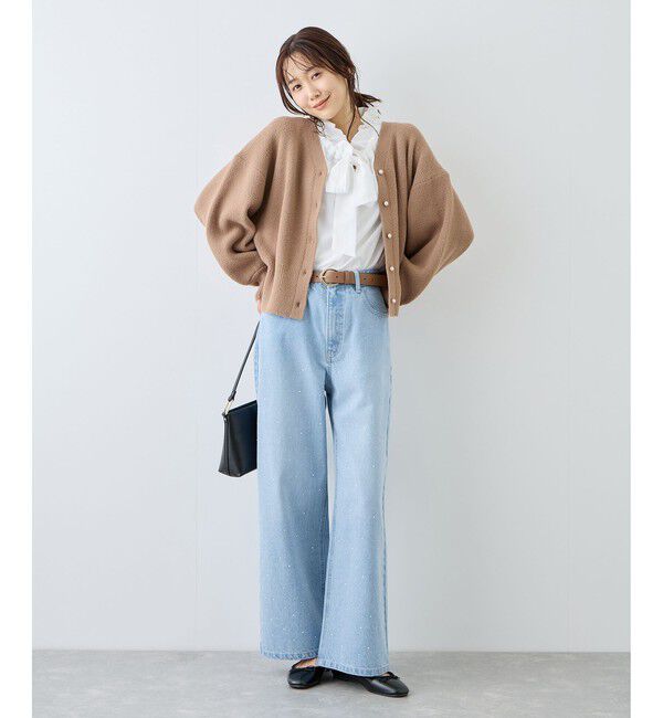 Rope&rsquo;Picnic「パールキラキラビジューデニム」|デニム|