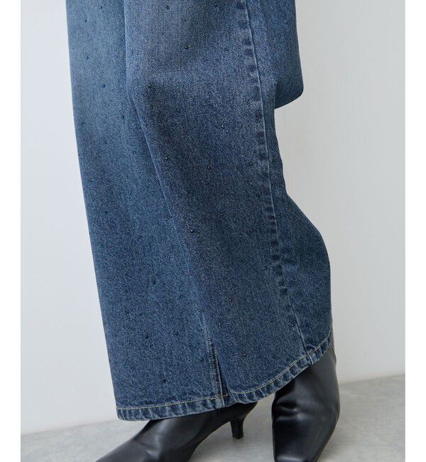 Rope&rsquo;Picnic「パールキラキラビジューデニム」|デニム|