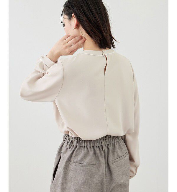 Rope&rsquo;Picnic「【WEB限定サイズ】配色アソートフロントタックブラウス」|シャツ・ブラウス|