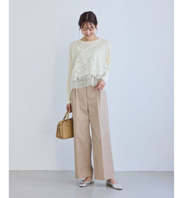 Rope&rsquo;Picnic「ケミカルレースビスチェ」|キャミソール|