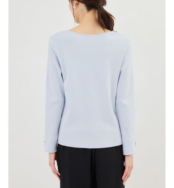 Rope&rsquo;Picnic「ハートネックリブジャケットインナー」|Tシャツ・カットソー|