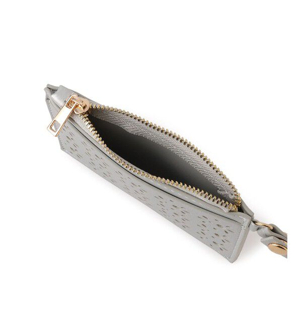 ROPE PICNIC PASSAGE「フルーレットパンチングレースストラップ付カードケース」|名刺入れ・カードケース|