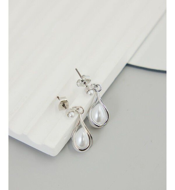 ROPE PICNIC PASSAGE「ドロップパールピアス」|ピアス|シルバー(93)