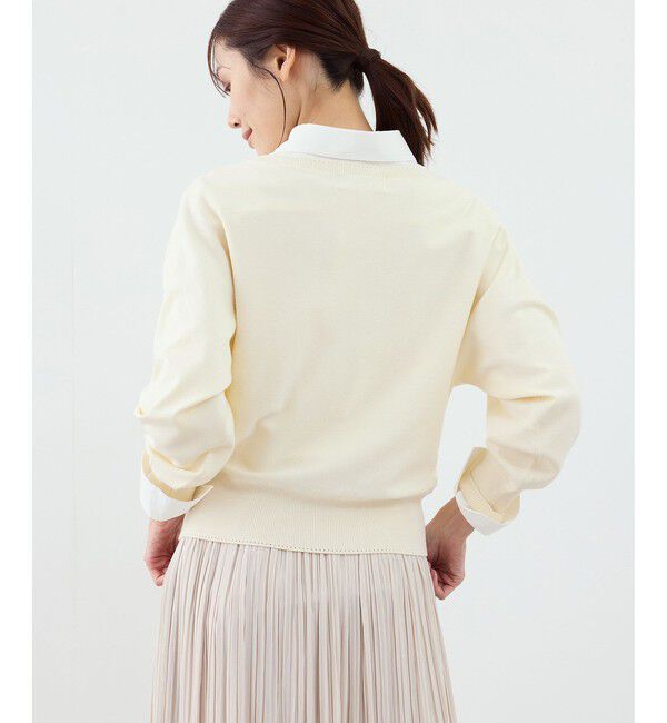 Rope&rsquo;Picnic「ラメ混アイレットドルマンニット」|ニット・セーター|