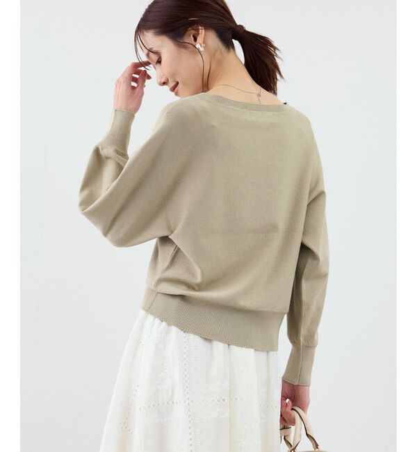 Rope&rsquo;Picnic「ラメ混アイレットドルマンニット」|ニット・セーター|