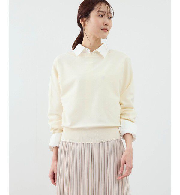 Rope&rsquo;Picnic「ラメ混アイレットドルマンニット」|ニット・セーター|