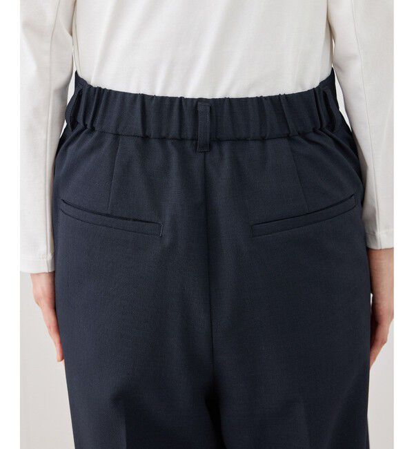 Rope&rsquo;Picnic「カナパ ベルト付きワイドパンツ/セットアップ対応・UV・抗菌防臭・接触冷感」|チノ|