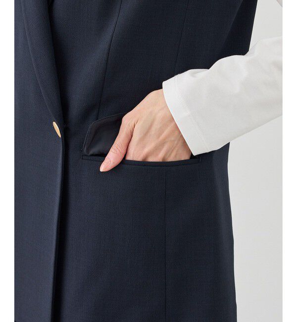 Rope&rsquo;Picnic「カナパ スリーブレスジレ/セットアップ対応・UV・抗菌防臭・接触冷感」|ベスト・ジレ|