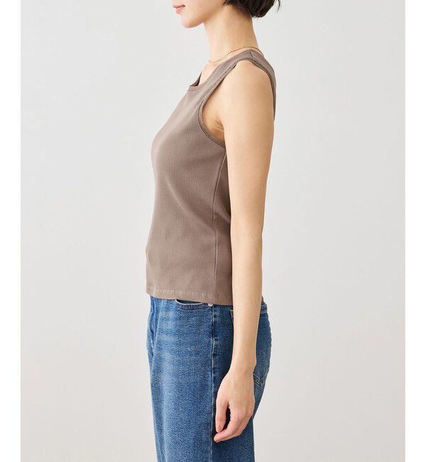 Rope&rsquo;Picnic「シアードッキングリブタンクトップ」|タンクトップ|