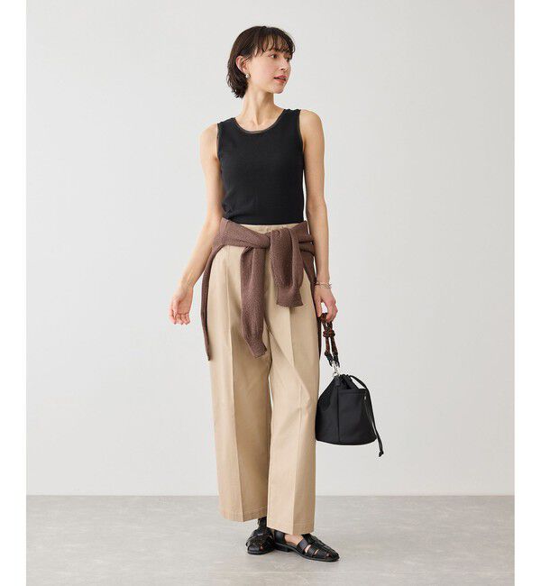 Rope&rsquo;Picnic「シアードッキングリブタンクトップ」|タンクトップ|