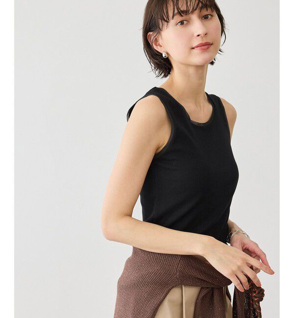 Rope&rsquo;Picnic「シアードッキングリブタンクトップ」|タンクトップ|