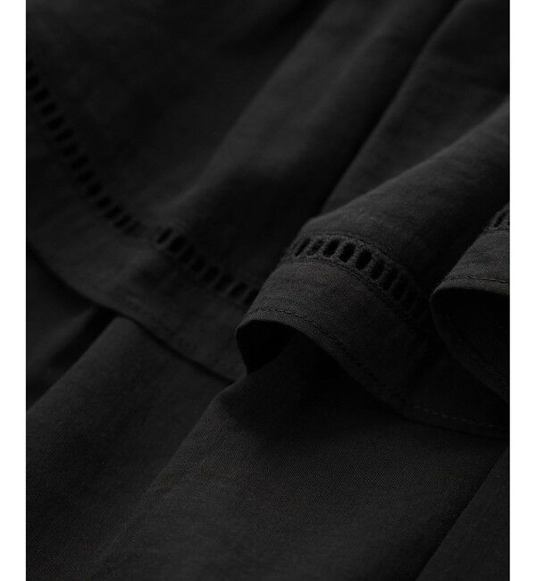 Rope&rsquo;Picnic「お着軽シャツシリーズ コットンボイルレース使いオフショルブラウス/接触冷感・通気性」|シャツ・ブラウス|