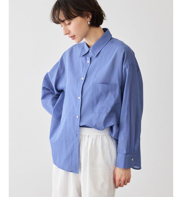 Rope&rsquo;Picnic「お着軽シャツシリーズ コットンボイル2WAYカシュクールシャツ/接触冷感・通気性」|シャツ・ブラウス|