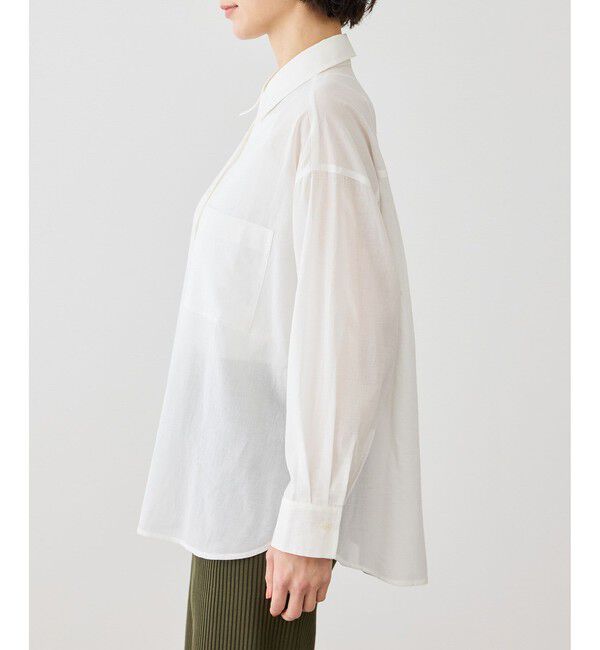 Rope&rsquo;Picnic「お着軽シャツシリーズ コットンボイル2WAYカシュクールシャツ/接触冷感・通気性」|シャツ・ブラウス|