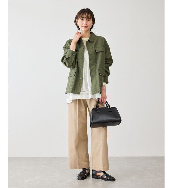 Rope&rsquo;Picnic「お着軽シャツシリーズ コットンボイルキャミソールブラウス/接触冷感・通気性」|シャツ・ブラウス|