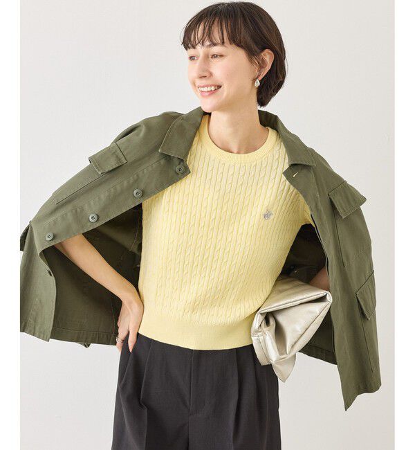 Rope&rsquo;Picnic「【BEVERLY HILLS POLO CLUB 一部別注】ケーブルニットプルオーバー/リンクコーデ」|ニット・セーター|