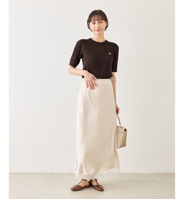 Rope&rsquo;Picnic「【BEVERLY HILLS POLO CLUB 一部別注】ケーブルニットプルオーバー/リンクコーデ」|ニット・セーター|