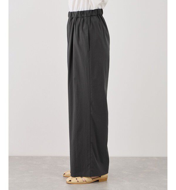 Rope&rsquo;Picnic「レーヨンナイロンイージーワイドパンツ」|チノ|