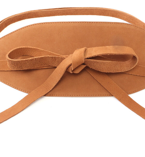 ADAM ET ROPE'「レザーリボンベルト」|ベルト|