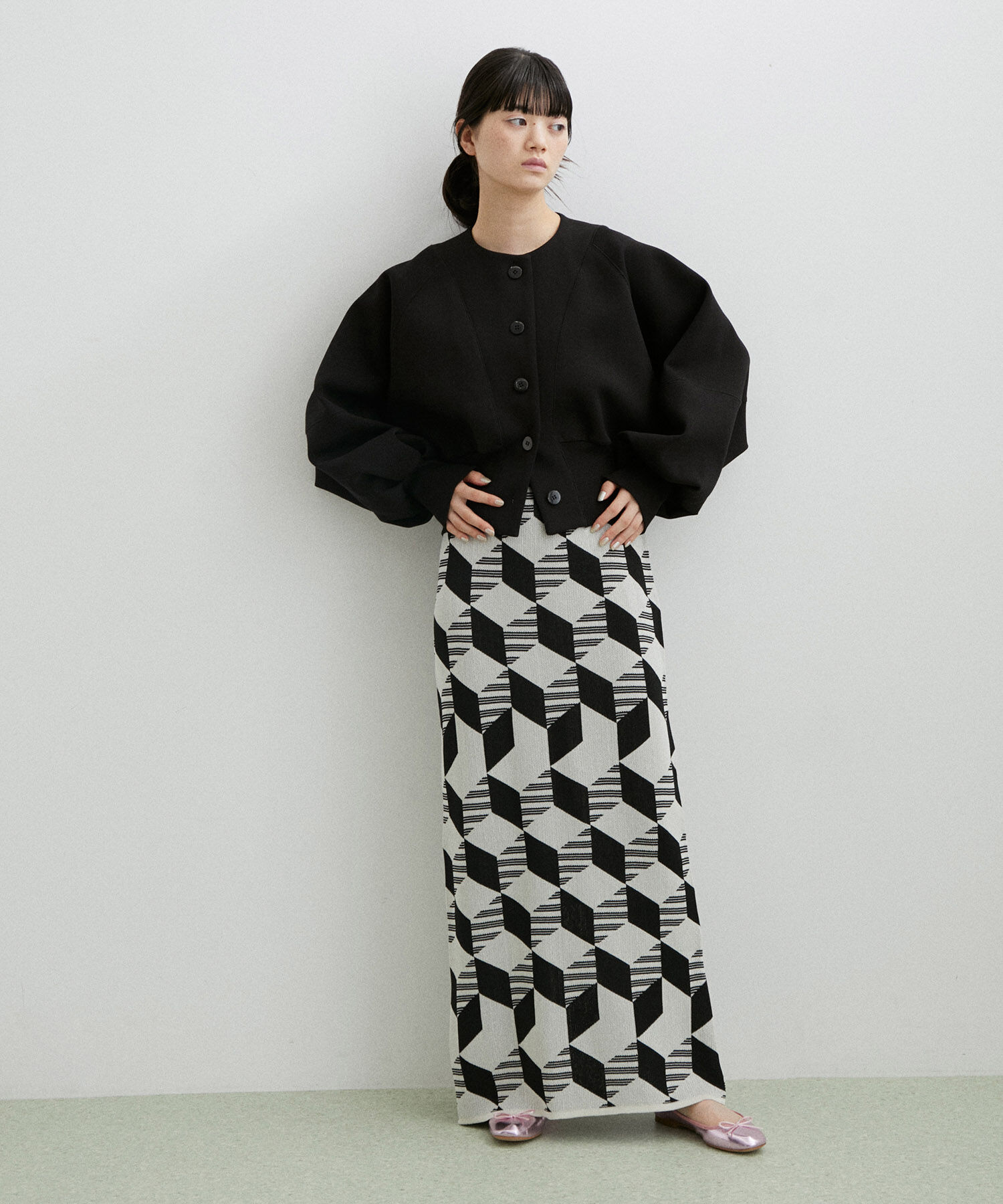 ADAM ET ROPE'「【サステナブル】メタリックバレエ」|バレエシューズ|