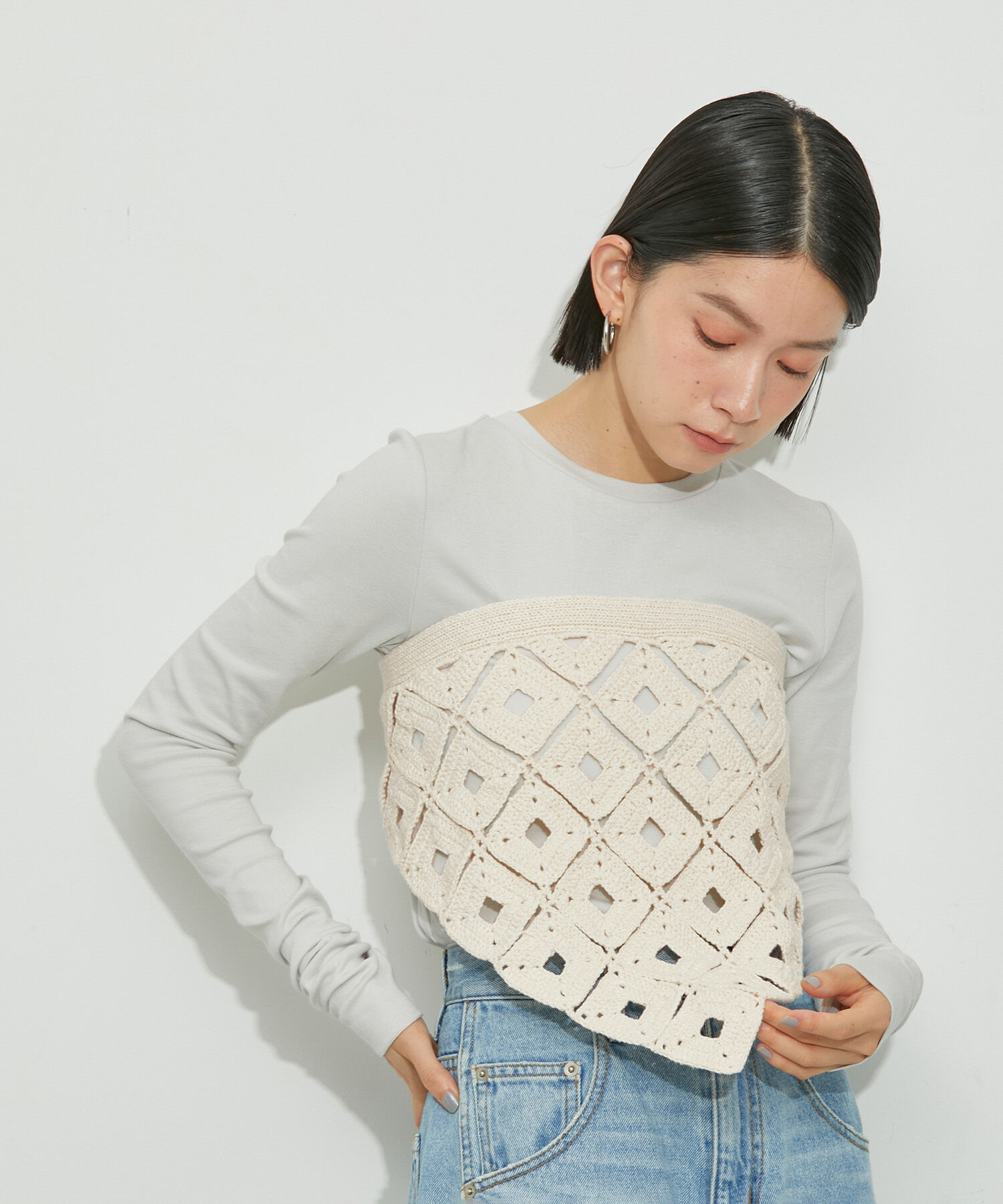 ADAM ET ROPE'「【洗える】クロシェベルト」|ベルト|キナリ(16)