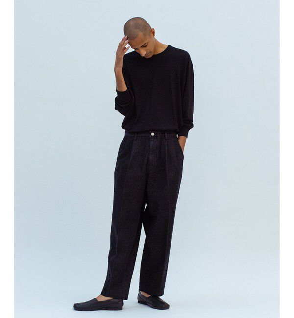 ADAM ET ROPE'「ワイド イージー デニムパンツ / ADAM ET ROPE' JEANS -GRID-」|デニム|