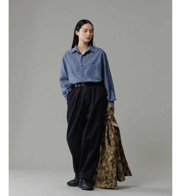 ADAM ET ROPE'「ワイド イージー デニムパンツ / ADAM ET ROPE' JEANS -GRID-」|デニム|