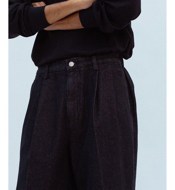 ADAM ET ROPE'「ワイド イージー デニムパンツ / ADAM ET ROPE' JEANS -GRID-」|デニム|