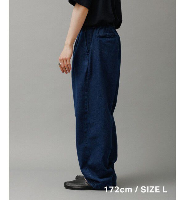 ADAM ET ROPE'「ワイド イージー デニムパンツ / ADAM ET ROPE' JEANS -GRID-」|デニム|