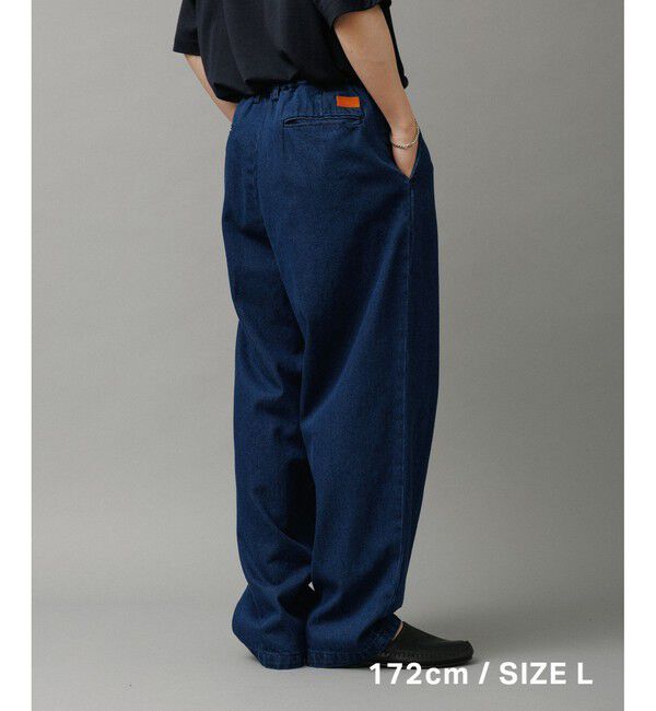 ADAM ET ROPE'「ワイド イージー デニムパンツ / ADAM ET ROPE' JEANS -GRID-」|デニム|