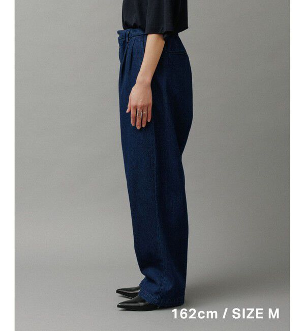 ADAM ET ROPE'「ワイド イージー デニムパンツ / ADAM ET ROPE' JEANS -GRID-」|デニム|