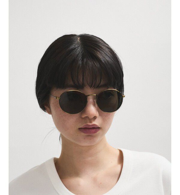 ADAM ET ROPE'「【WEB限定】・【定番人気】メタルフレームサングラス」|サングラス|メタリック(96)