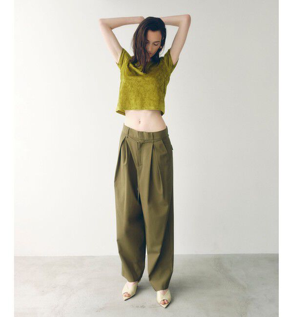 ADAM ET ROPE'「ポインテッドウェッジミュール」|サンダル|