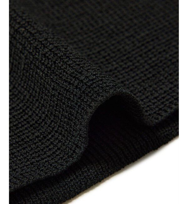 ADAM ET ROPE'「【WEB限定】・【サステナブル】ニットポロTEE」|ポロシャツ|