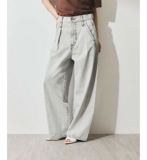 ADAM ET ROPE'「【WEB限定】ディープライズワイドデニム」|デニム|