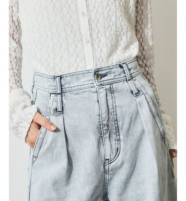 ADAM ET ROPE'「【WEB限定】ディープライズワイドデニム」|デニム|