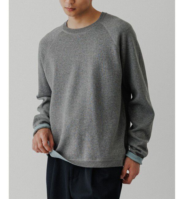 ADAM ET ROPE'「《リバーシブル》カシミヤブレンド ニットプルオーバー」|ニット・セーター|