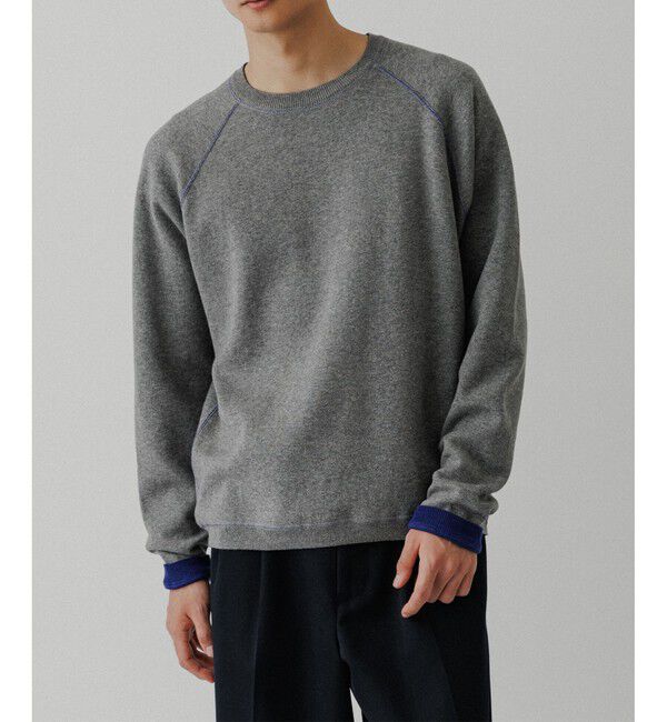 ADAM ET ROPE'「《リバーシブル》カシミヤブレンド ニットプルオーバー」|ニット・セーター|