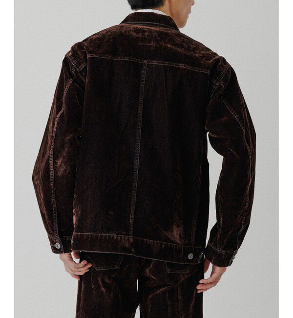 ADAM ET ROPE'「【ISKO】フロッキー デニムジャケット / ADAM ET ROPE' JEANS -PERS-」|デニムジャケット|