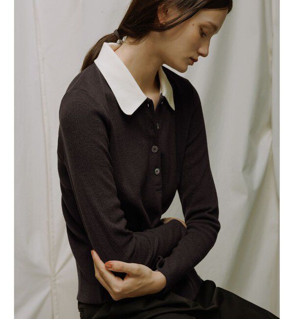 ADAM ET ROPE'「【WEB限定】ロングスリーブポロシャツ」|ポロシャツ|
