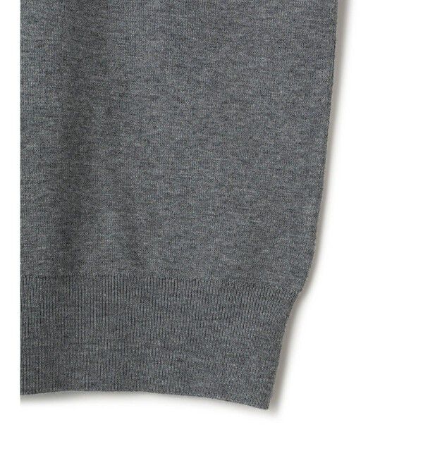 ADAM ET ROPE'「【WEB限定】・【サステナブル】バイカラーポロニットプルオーバー」|ポロシャツ|