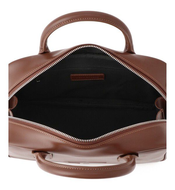 ADAM ET ROPE'「【サステナブル】ロゴスクエアボストンバッグ」|ボストンバッグ|