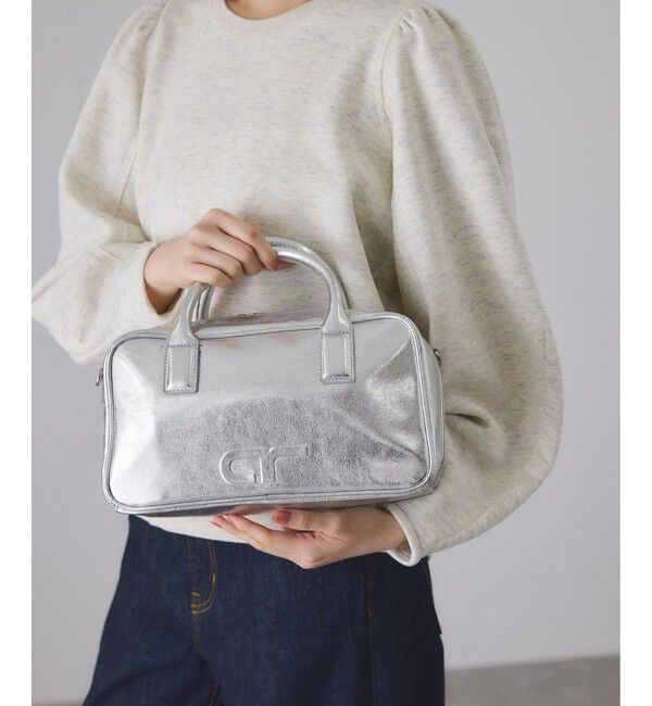 ADAM ET ROPE'「【サステナブル】ロゴスクエアボストンバッグ」|ボストンバッグ|