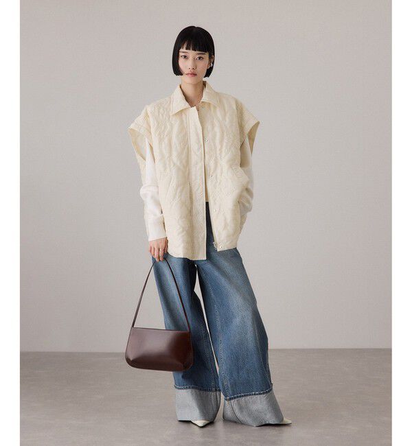 ADAM ET ROPE'「ターンナップアジャストデニム」|デニム|