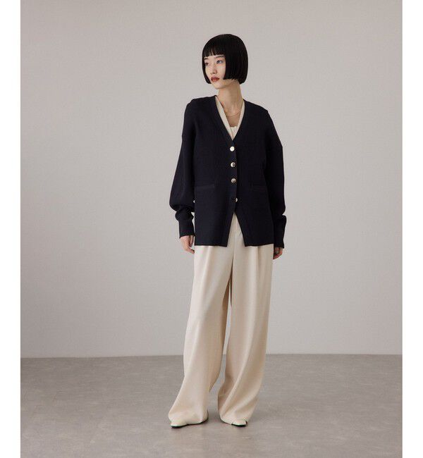 ADAM ET ROPE'「【サステナブル】ジレコンビロンパース」|オールインワン|