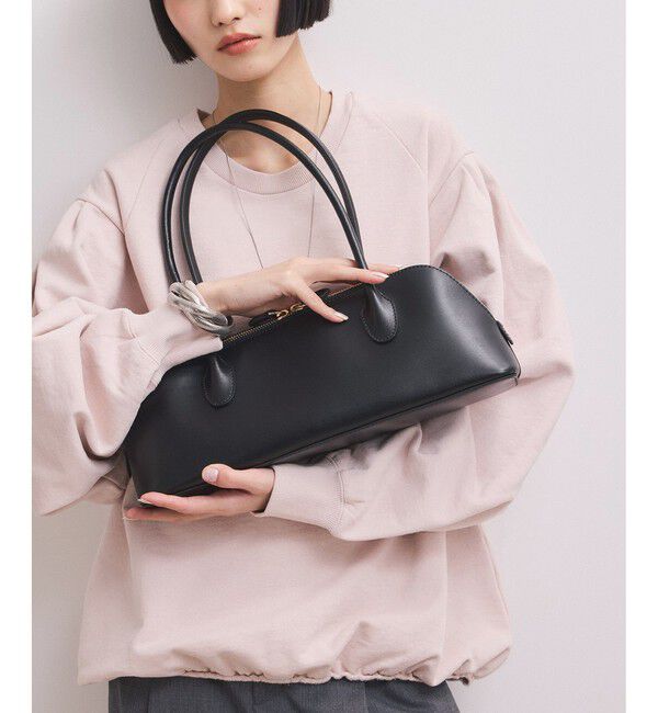 ADAM ET ROPE'「スプリットレザーラウンドボストン」|ボストンバッグ|