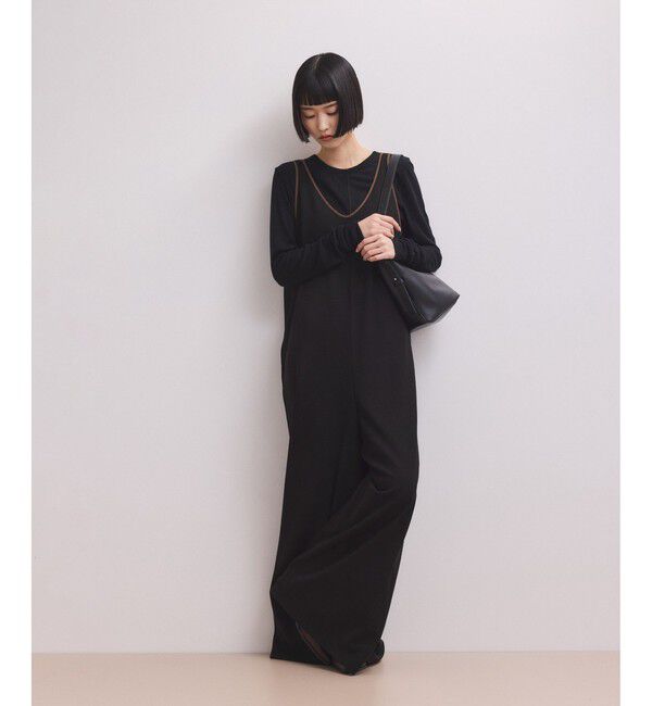 ADAM ET ROPE'「【WEB限定】バイカラーオールインワン」|オールインワン|